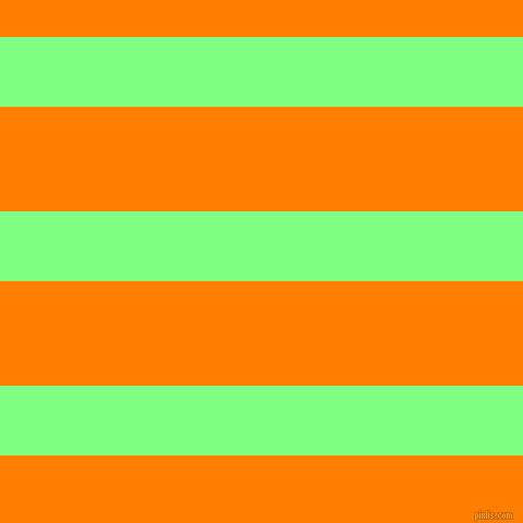 horizontal lines stripes, 64 pixel line width, 96 pixel line spacing, Mint Green and Dark Orange horizontal lines and stripes seamless tileable
