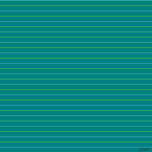 horizontal lines stripes, 1 pixel line width, 16 pixel line spacing, Mint Green and Teal horizontal lines and stripes seamless tileable