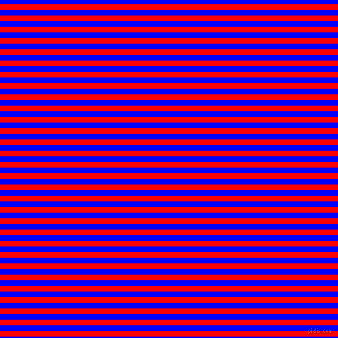 horizontal lines stripes, 8 pixel line width, 8 pixel line spacing, Red and Blue horizontal lines and stripes seamless tileable