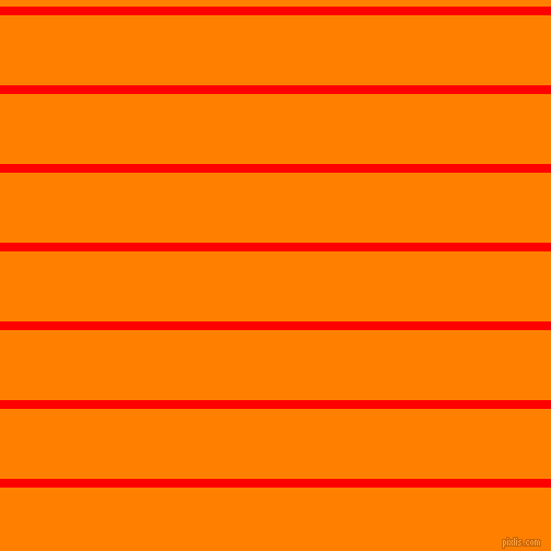 horizontal lines stripes, 8 pixel line width, 64 pixel line spacing, Red and Dark Orange horizontal lines and stripes seamless tileable