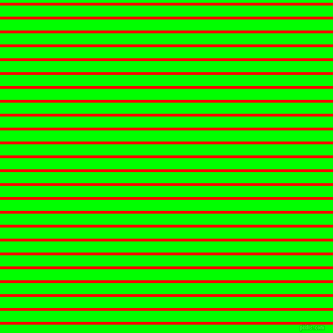horizontal lines stripes, 4 pixel line width, 16 pixel line spacing, Red and Lime horizontal lines and stripes seamless tileable