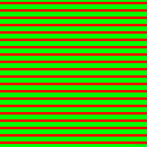 horizontal lines stripes, 8 pixel line width, 16 pixel line spacing, Red and Lime horizontal lines and stripes seamless tileable