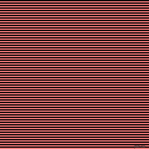 horizontal lines stripes, 4 pixel line width, 4 pixel line spacing, Salmon and Black horizontal lines and stripes seamless tileable