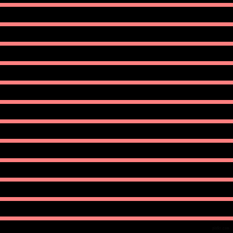 horizontal lines stripes, 8 pixel line width, 32 pixel line spacing, Salmon and Black horizontal lines and stripes seamless tileable