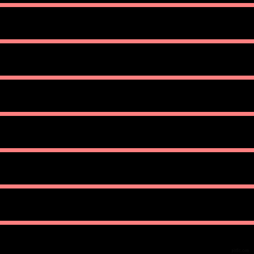 horizontal lines stripes, 8 pixel line width, 64 pixel line spacing, Salmon and Black horizontal lines and stripes seamless tileable