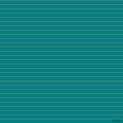 horizontal lines stripes, 1 pixel line width, 16 pixel line spacing, Salmon and Teal horizontal lines and stripes seamless tileable