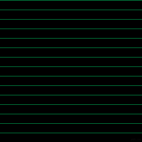 horizontal lines stripes, 1 pixel line width, 32 pixel line spacing, Spring Green and Black horizontal lines and stripes seamless tileable