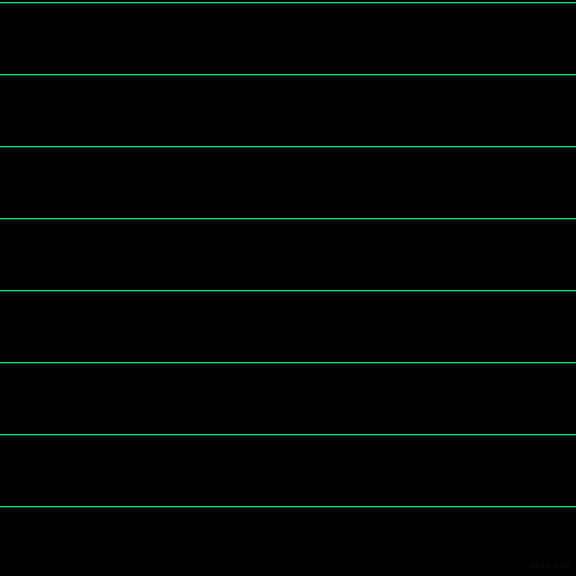 horizontal lines stripes, 1 pixel line width, 64 pixel line spacing, Spring Green and Black horizontal lines and stripes seamless tileable