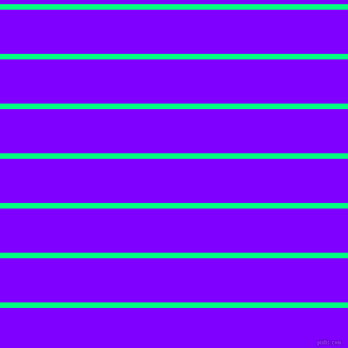 horizontal lines stripes, 8 pixel line width, 64 pixel line spacing, Spring Green and Electric Indigo horizontal lines and stripes seamless tileable