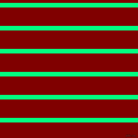 horizontal lines stripes, 16 pixel line width, 64 pixel line spacing, Spring Green and Maroon horizontal lines and stripes seamless tileable