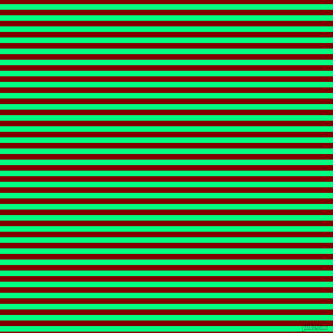 horizontal lines stripes, 8 pixel line width, 8 pixel line spacing, Spring Green and Maroon horizontal lines and stripes seamless tileable