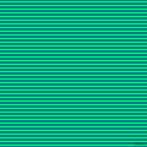 horizontal lines stripes, 4 pixel line width, 8 pixel line spacing, Spring Green and Teal horizontal lines and stripes seamless tileable