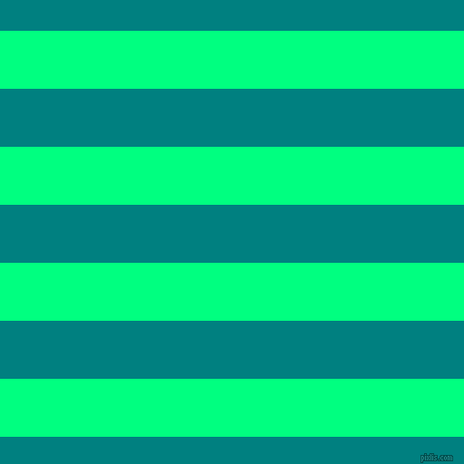 horizontal lines stripes, 64 pixel line width, 64 pixel line spacing, Spring Green and Teal horizontal lines and stripes seamless tileable