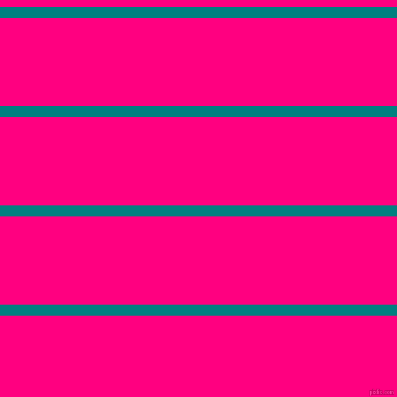 horizontal lines stripes, 16 pixel line width, 128 pixel line spacing, Teal and Deep Pink horizontal lines and stripes seamless tileable