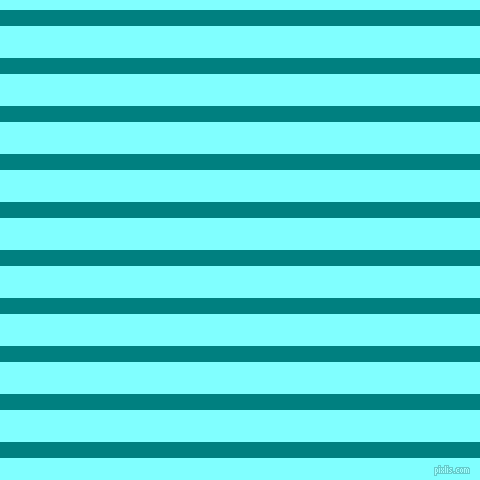 horizontal lines stripes, 16 pixel line width, 32 pixel line spacing, Teal and Electric Blue horizontal lines and stripes seamless tileable