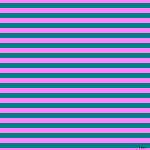 horizontal lines stripes, 16 pixel line width, 16 pixel line spacing, Teal and Fuchsia Pink horizontal lines and stripes seamless tileable