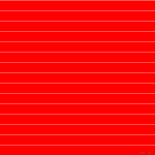 horizontal lines stripes, 1 pixel line width, 32 pixel line spacing, White and Red horizontal lines and stripes seamless tileable
