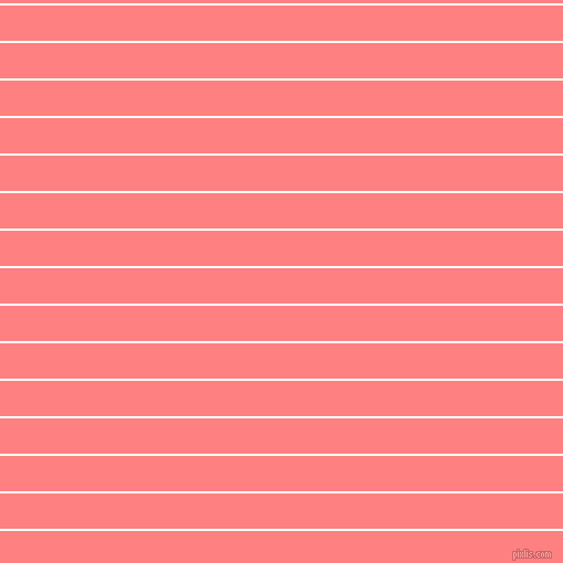 horizontal lines stripes, 2 pixel line width, 32 pixel line spacing, White and Salmon horizontal lines and stripes seamless tileable