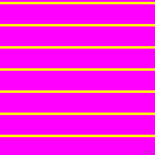 horizontal lines stripes, 8 pixel line width, 64 pixel line spacing, Yellow and Magenta horizontal lines and stripes seamless tileable