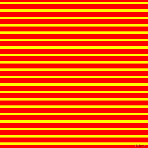 horizontal lines stripes, 8 pixel line width, 16 pixel line spacing, Yellow and Red horizontal lines and stripes seamless tileable