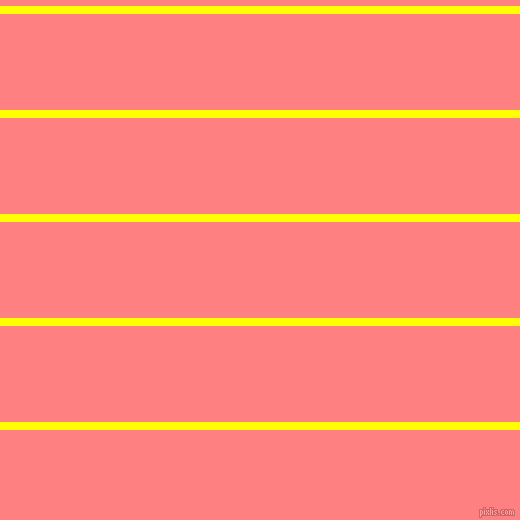 horizontal lines stripes, 8 pixel line width, 96 pixel line spacing, Yellow and Salmon horizontal lines and stripes seamless tileable