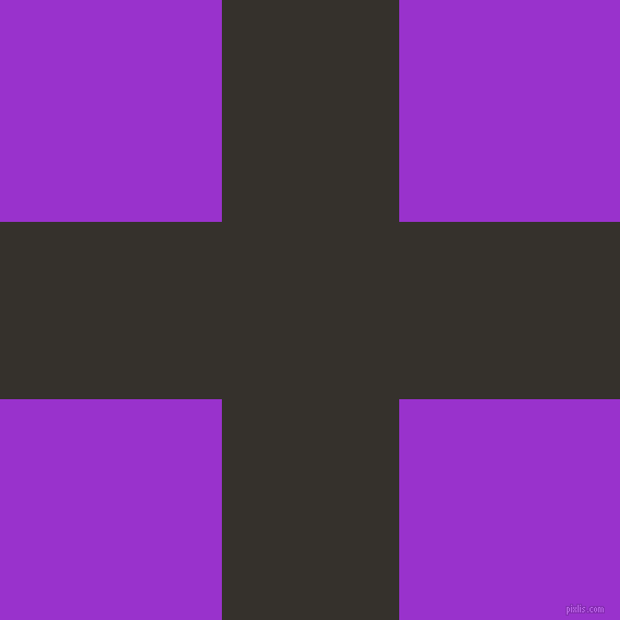 checkered chequered horizontal vertical lines, 163 pixel line width, 407 pixel square size, Acadia and Dark Orchid plaid checkered seamless tileable