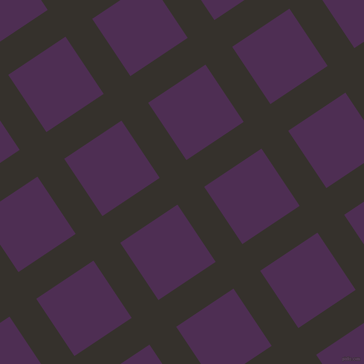 34/124 degree angle diagonal checkered chequered lines, 63 pixel line width, 135 pixel square size, Acadia and Hot Purple plaid checkered seamless tileable