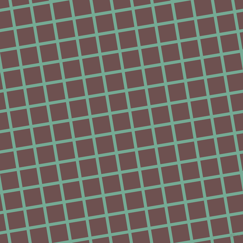 9/99 degree angle diagonal checkered chequered lines, 10 pixel line width, 55 pixel square size, Acapulco and Buccaneer plaid checkered seamless tileable