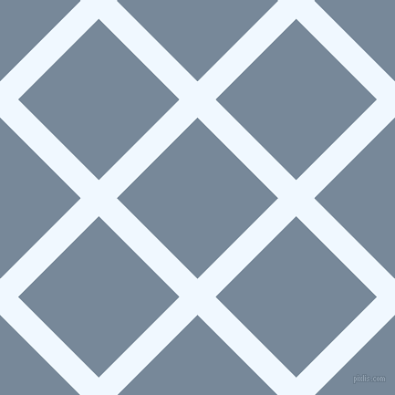 45/135 degree angle diagonal checkered chequered lines, 28 pixel line width, 125 pixel square size, Alice Blue and Light Slate Grey plaid checkered seamless tileable