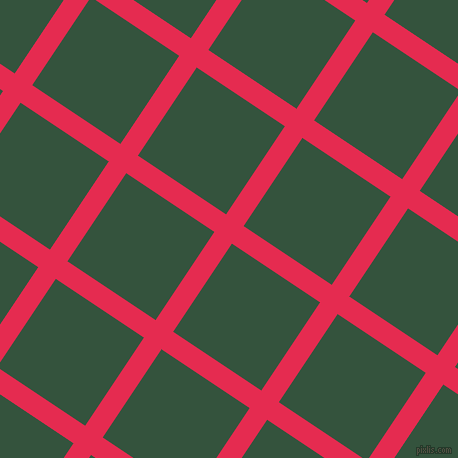 56/146 degree angle diagonal checkered chequered lines, 21 pixel lines width, 106 pixel square size, Amaranth and Goblin plaid checkered seamless tileable