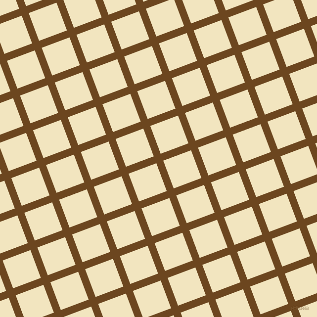 21/111 degree angle diagonal checkered chequered lines, 15 pixel line width, 60 pixel square sizeAntique Brass and Half Colonial White plaid checkered seamless tileable