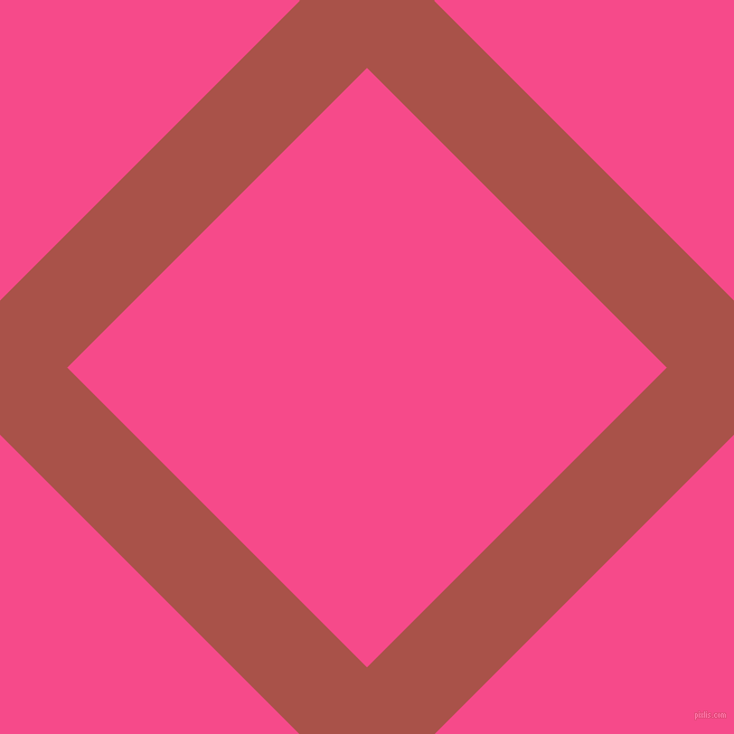 45/135 degree angle diagonal checkered chequered lines, 105 pixel line width, 469 pixel square size, Apple Blossom and French Rose plaid checkered seamless tileable