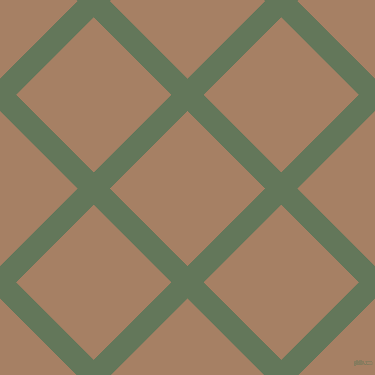 45/135 degree angle diagonal checkered chequered lines, 45 pixel line width, 217 pixel square size, Axolotl and Medium Wood plaid checkered seamless tileable