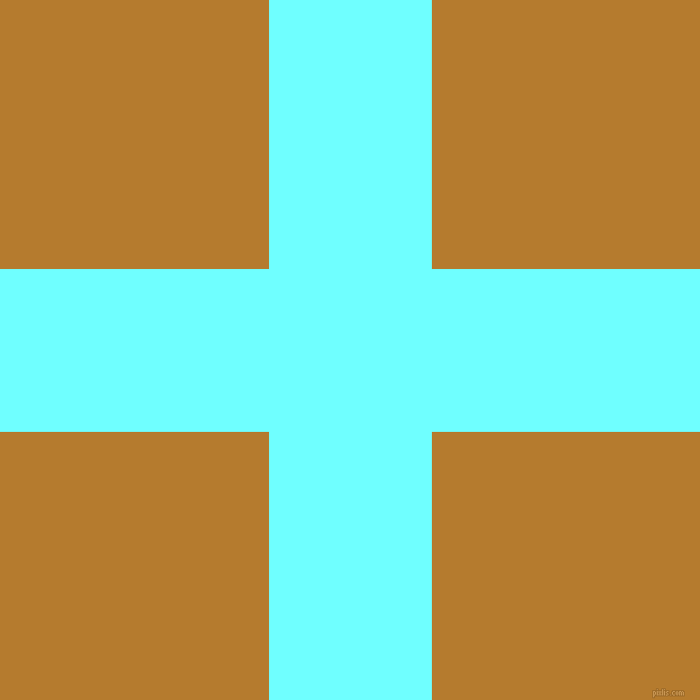 checkered chequered horizontal vertical lines, 181 pixel line width, 597 pixel square size, Baby Blue and Mandalay plaid checkered seamless tileable