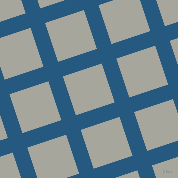 18/108 degree angle diagonal checkered chequered lines, 51 pixel line width, 136 pixel square size, Bahama Blue and Foggy Grey plaid checkered seamless tileable