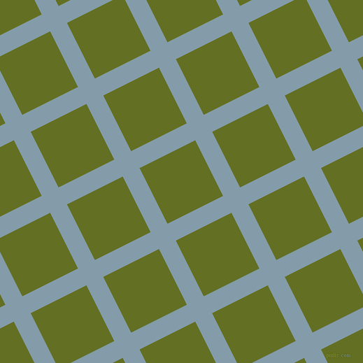 27/117 degree angle diagonal checkered chequered lines, 27 pixel line width, 89 pixel square size, Bali Hai and Fiji Green plaid checkered seamless tileable