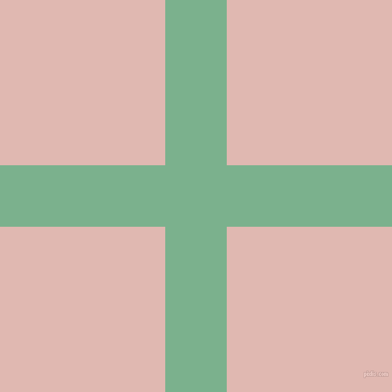 checkered chequered horizontal vertical lines, 89 pixel line width, 478 pixel square size, Bay Leaf and Cavern Pink plaid checkered seamless tileable