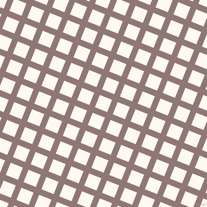 68/158 degree angle diagonal checkered chequered lines, 21 pixel lines width, 46 pixel square size, Bazaar and Floral White plaid checkered seamless tileable