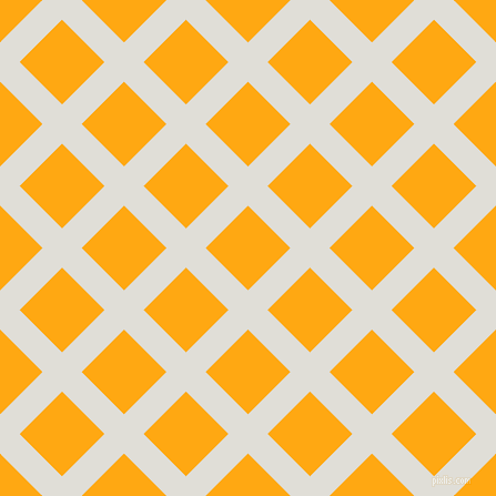 45/135 degree angle diagonal checkered chequered lines, 25 pixel line width, 54 pixel square size, Black Haze and Dark Tangerine plaid checkered seamless tileable