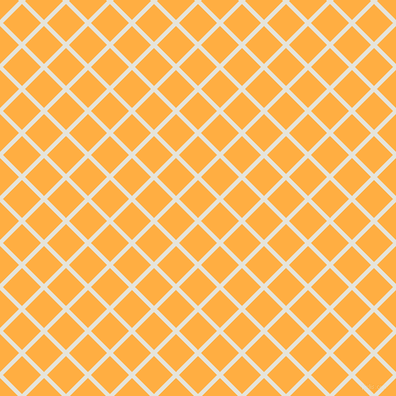 45/135 degree angle diagonal checkered chequered lines, 6 pixel lines width, 38 pixel square size, Black White and Yellow Orange plaid checkered seamless tileable