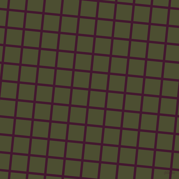 84/174 degree angle diagonal checkered chequered lines, 8 pixel line width, 52 pixel square sizeBlackberry and Waiouru plaid checkered seamless tileable