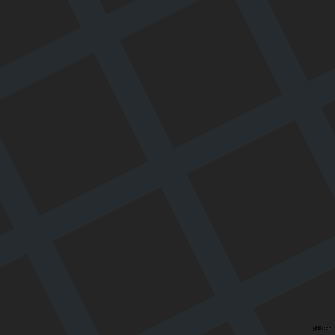27/117 degree angle diagonal checkered chequered lines, 57 pixel line width, 243 pixel square size, Blue Charcoal and Nero plaid checkered seamless tileable