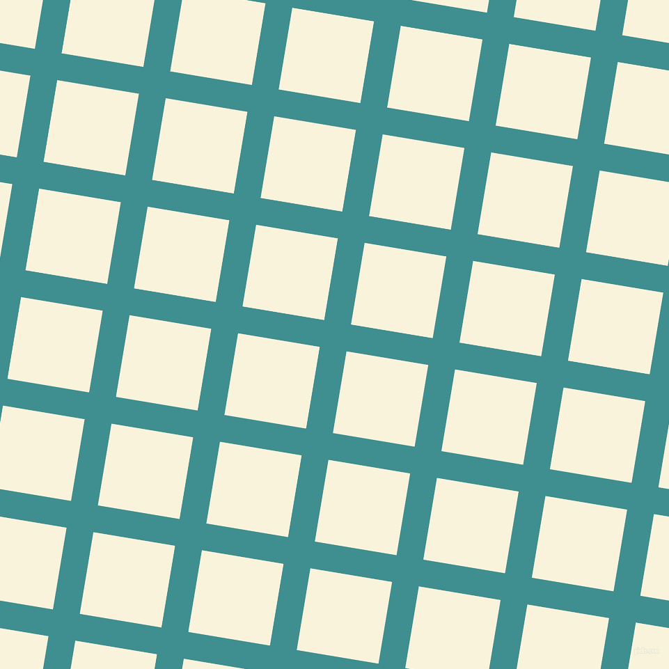 81/171 degree angle diagonal checkered chequered lines, 39 pixel lines width, 119 pixel square size, Blue Chill and Off Yellow plaid checkered seamless tileable