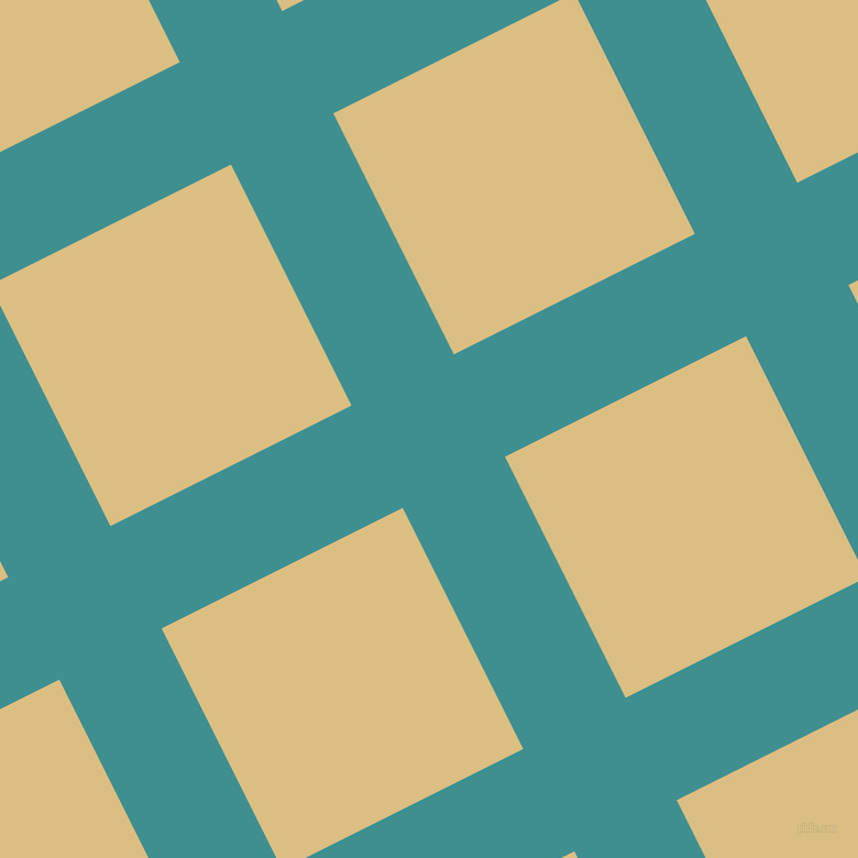 27/117 degree angle diagonal checkered chequered lines, 104 pixel line width, 245 pixel square size, Blue Chill and Straw plaid checkered seamless tileable
