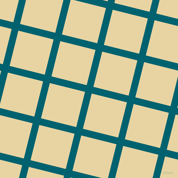 76/166 degree angle diagonal checkered chequered lines, 24 pixel lines width, 126 pixel square size, Blue Lagoon and Hampton plaid checkered seamless tileable