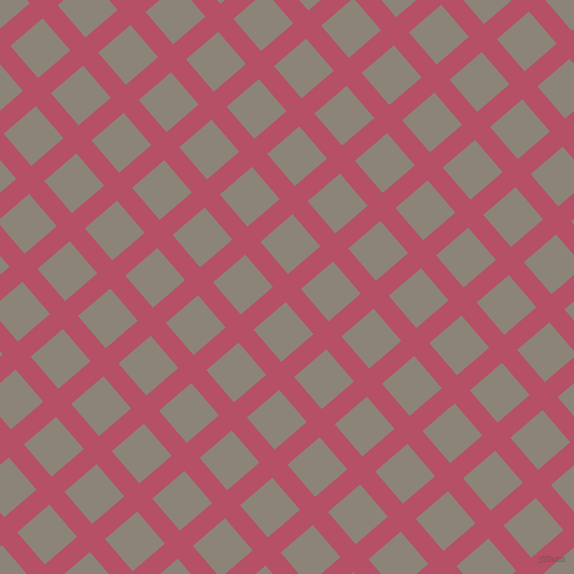 41/131 degree angle diagonal checkered chequered lines, 28 pixel lines width, 60 pixel square size, Blush and Schooner plaid checkered seamless tileable