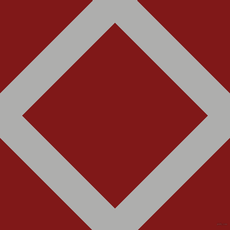 45/135 degree angle diagonal checkered chequered lines, 107 pixel line width, 449 pixel square size, Bombay and Falu Red plaid checkered seamless tileable