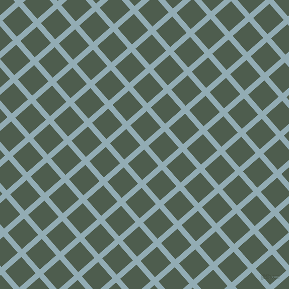 41/131 degree angle diagonal checkered chequered lines, 11 pixel line width, 43 pixel square size, Botticelli and Nandor plaid checkered seamless tileable