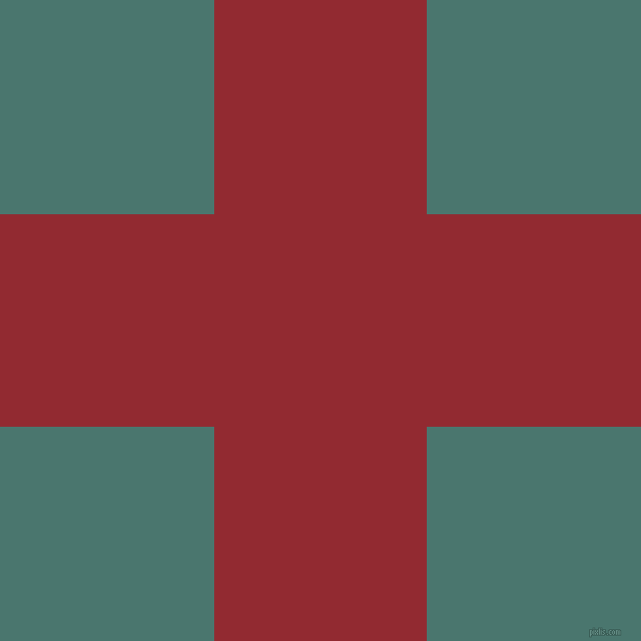 checkered chequered horizontal vertical lines, 237 pixel lines width, 478 pixel square size, Bright Red and Dark Green Copper plaid checkered seamless tileable