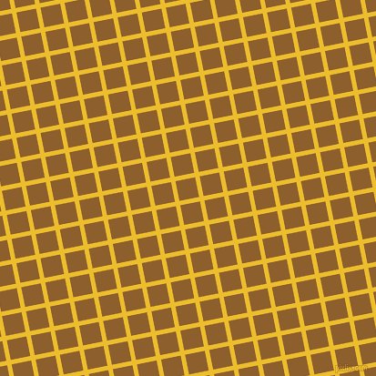 11/101 degree angle diagonal checkered chequered lines, 5 pixel line width, 22 pixel square size, Bright Sun and Rusty Nail plaid checkered seamless tileable